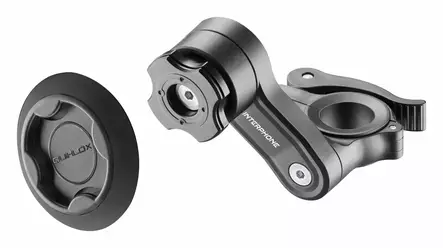 Interphone Quiklox adhesive pad + handlebar mount - Duell MP varaosat ja tarvikkeet - 116949 - 1