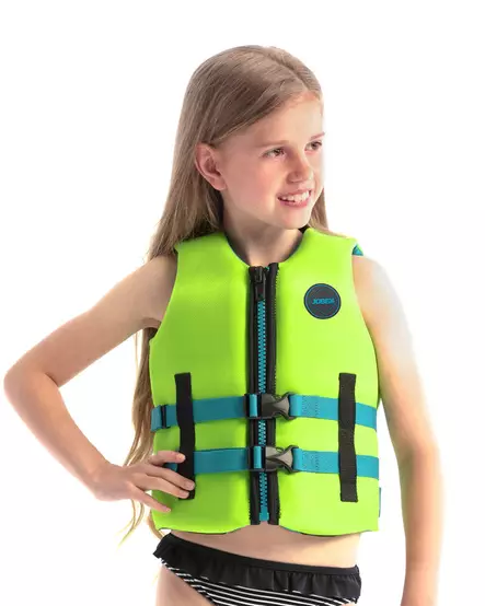 JOBE Neoprene lasten kelluntaliivi limevihreä 164 - Duell venetarvikkeet - 133309 - 1