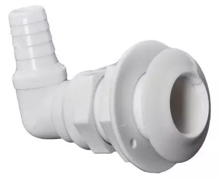 Läpivienti 90° muovi1x25mm - Duell venetarvikkeet - 6449 - 1