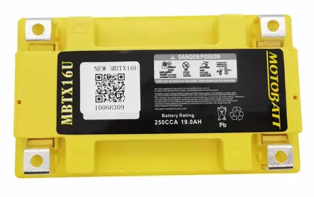 Motobatt MBTX16U akku - Duell muut varaosat ja tarvikkeet - 140899 - 1
