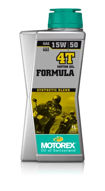 Motorex Formula 4T 15W/50 1 ltr (10) - Duell öljyt ja muut nesteet - 62929 - 1