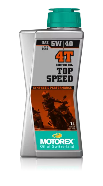 Motorex Top Speed 4T 5W/40 1 ltr (10) - Duell öljyt ja muut nesteet - 62469 - 1