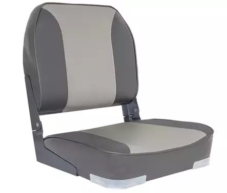 OS DELUXE FOLD DOWN SEAT UPHOLSTERED GREY/CHARCOAL - Duell venetarvikkeet - 132519 - 1