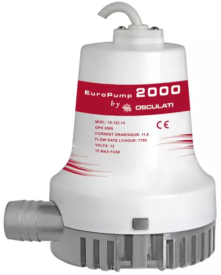 Pilssipumppu Europump II 2000 12v - Duell venetarvikkeet - 6659 - 1