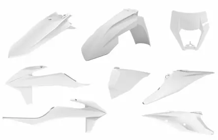Polisport Full kit enduro KTM EXC/EXC-F (20-23) White (1) - Duell MP varaosat ja tarvikkeet - 130059 - 1