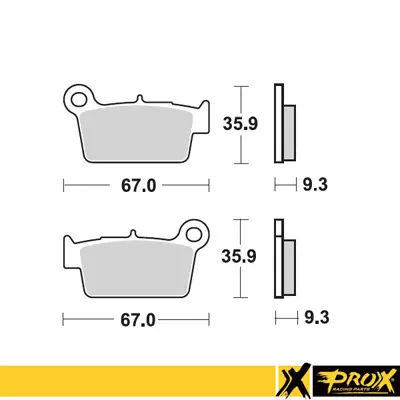 ProX Jarrupalasarja Taakse KX250F/450F '04-23 + RM-Z250/450 '04-23 - Duell MP varaosat ja tarvikkeet - 80939 - 1