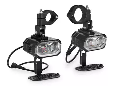 Puig Approved Mist Auxiliary Lights Set + Clamps - Duell MP varaosat ja tarvikkeet - 95359 - 1