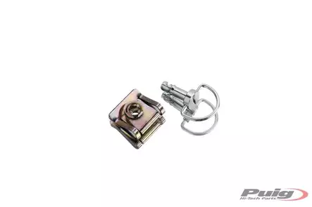 Puig Box 6 Fast Screws+Support C/Silver - Duell MP varaosat ja tarvikkeet - 92889 - 1