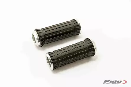 Puig Footpegs R-Fighter S Piloto Rig/Left C/Silver - Duell MP varaosat ja tarvikkeet - 90699 - 1
