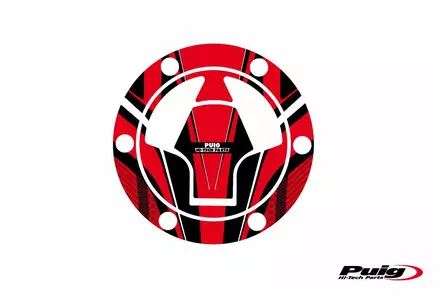 Puig Fuel Cap Cover Radical Kawasaki C/Red - Duell MP varaosat ja tarvikkeet - 92339 - 1