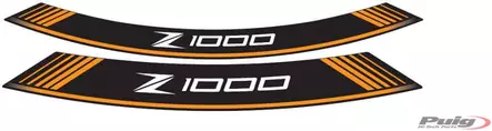 Puig Kit 8 Rim Strips Z1000 C/Orange - Duell MP varaosat ja tarvikkeet - 91609 - 1