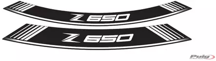 Puig Kit 8 Rim Strips Z650 C/White - Duell MP varaosat ja tarvikkeet - 90789 - 1