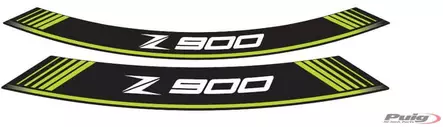 Puig Kit 8 Rim Strips Z900 C/Green - Duell MP varaosat ja tarvikkeet - 90619 - 1