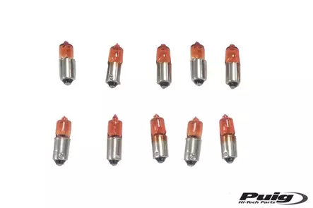 Puig Light Bulb Box. Turn Light 12V/10W (10 Units) - Duell MP varaosat ja tarvikkeet - 94609 - 1