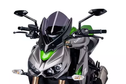 Puig New Generation Touring Windshield Z1000 14'-20' C/Dark Smoke - Duell MP varaosat ja tarvikkeet - 91519 - 1