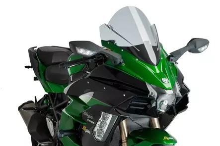 Puig Racing Screen Kawasaki Ninja H2 Sx 18' C/Light Smo - Duell MP varaosat ja tarvikkeet - 90669 - 1