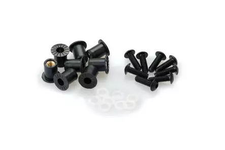 Puig Screw Kit whit silentblocks C/Black - Duell MP varaosat ja tarvikkeet - 99409 - 1