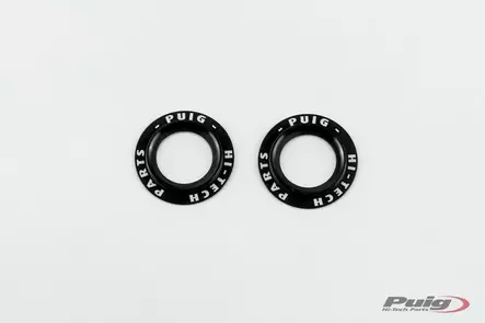 Puig set of black aluminium rings for PHB swing protector - Duell MP varaosat ja tarvikkeet - 98589 - 1
