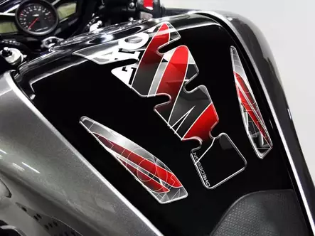 Puig Tank Pad Mod.Wings Honda C/Gray-Black - Duell MP varaosat ja tarvikkeet - 93189 - 1