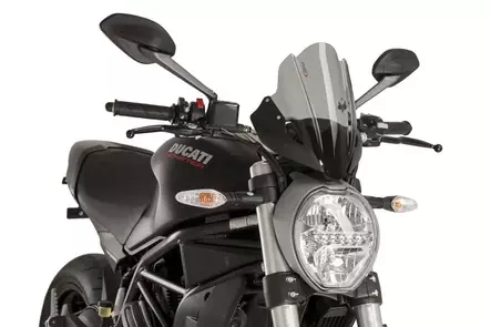 Puig Touring Screen Ducati Monster 1200R 16'-20' C/Dark - Duell MP varaosat ja tarvikkeet - 90159 - 1
