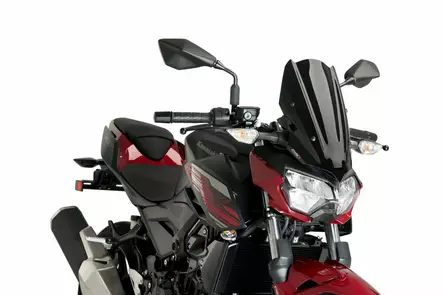 Puig Wind. New Generation Kawasaki Z400 19' C/Black - Duell MP varaosat ja tarvikkeet - 94149 - 1