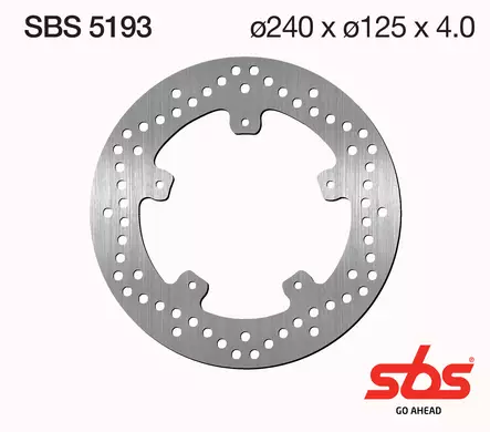 Sbs Jarrulevy Standard - Duell MP varaosat ja tarvikkeet - 122289 - 1