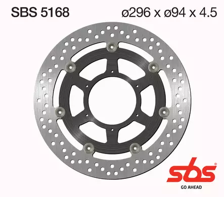 Sbs Jarrulevy Standard - Duell MP varaosat ja tarvikkeet - 122659 - 1