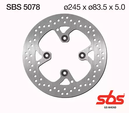 Sbs Jarrulevy Standard - Duell MP varaosat ja tarvikkeet - 122809 - 1
