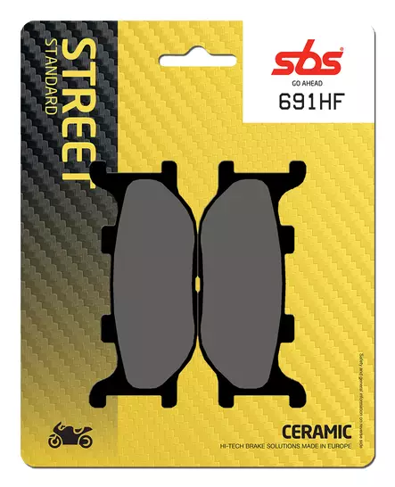 Sbs Jarrupalat Ceramic - Duell MP varaosat ja tarvikkeet - 123999 - 1