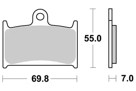Sbs Jarrupalat Sintered - Duell MP varaosat ja tarvikkeet - 123349 - 1