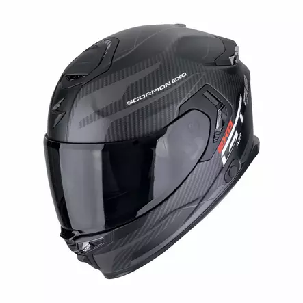 SCORPION Kypärä EXO-GT SP Air Flex Mattamusta Hopea, S - Duell ajovarusteet - 50189 - 1