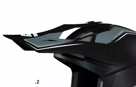 SHOT Lippa Lite Prism Musta/Valkoinen Matta - Duell ajovarusteet - 57829 - 1