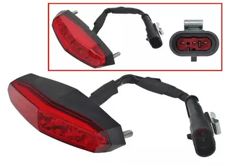 Sno-X LED Takavalo Ski-Doo/Lynx - Duell MK varaosat ja tarvikkeet - 24549 - 1