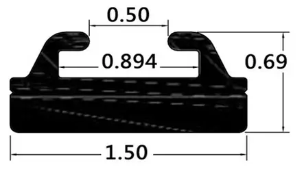 Sno-X Liukukisko Ski-Doo 142cm - Duell MK varaosat ja tarvikkeet - 24619 - 1