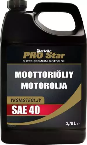 Star brite Moottoriöljy SAE40 diesel-ja bens.moottoreihin 3.78L - Duell venetarvikkeet - 132759 - 1
