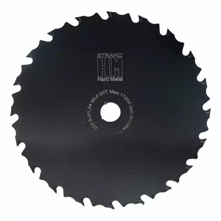 Strand Raivaussahan terä Kovapalaterä Ø 225mm / Ø 25.4mm 20 h. - Duell pienkoneiden varaosat ja tarvikkeet - 73659 - 1