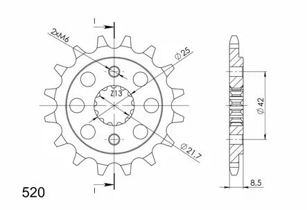 Supersprox Eturatas 512.16 - Duell MP varaosat ja tarvikkeet - 119209 - 1