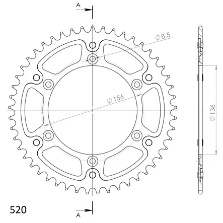 Supersprox Stealth Takaratas Punainen - Duell MP varaosat ja tarvikkeet - 118329 - 1