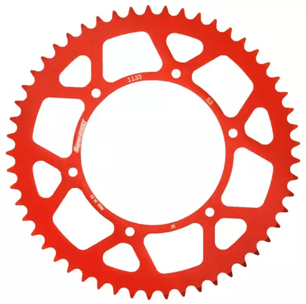Supersprox Takaratas, Punainen, 53 hammasta (420), Ø108mm, Aprilia 14-, Derbi 1 - Duell mopojen varaosat ja tarvikkeet - 119969 - 1