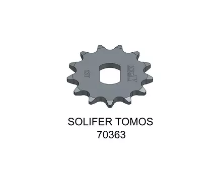 Tec-X Eturatas 13 hammasta (415) Solifer SM / Tomos - Duell mopojen varaosat ja tarvikkeet - 118519 - 1