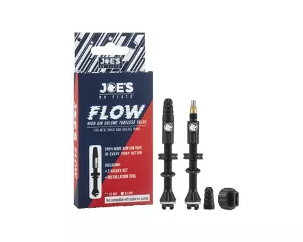 Tubeless venttiili JOE´S flow 45 mm 2kpl/pkt - Duell polkupyörien varaosat ja tarvikkeet - 128159 - 1