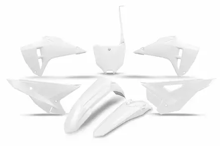 UFO Plastic kit 5-parts White CRF250R 25-. CRF450R 25-.. - Duell MP varaosat ja tarvikkeet - 47369 - 1