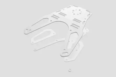 Yakk EXP Luggage rack Husqvarna 701 Enduro/Supermoto (16-25) white - Duell MP varaosat ja tarvikkeet - 100649 - 1