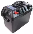 Akkukotelo Tup.Syt + 2 x USB 1A+2A 50A+10A sulakkeilla - Duell venetarvikkeet - 132299 - 1
