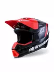 Alpinestars Kypärä S-M3 Radium Musta/Fluo Punainen/Valkoinen, XL - Duell ajovarusteet - 36219 - 1