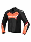 Alpinestars Nahkatakki Faster v3 Musta/Punainen Fluo, 58 - Duell ajovarusteet - 41069 - 1
