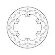 Brembo Serie Oro jarrulevy - Duell MP varaosat ja tarvikkeet - 121809 - 1