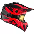 CKX Kypärä + Lasit TITAN Airflow Extra Punainen XS - Duell ajovarusteet - 59769 - 1