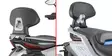 Givi Specific Backrest Zontes 368 G (2025) - Duell MP varaosat ja tarvikkeet - 101849 - 1