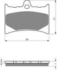 GOLDFREN Jarrupalat 019 Ceramic Carbon AD - Duell MP varaosat ja tarvikkeet - 68429 - 1